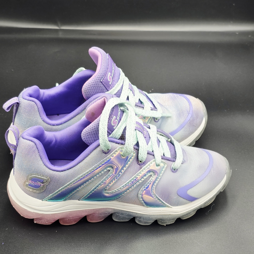 Skechers Purple and Pink Sneakers with Cushioned Midsole